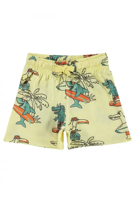Short garçon, 2-5 ans, jaune clair - Lot