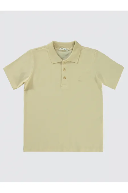 Boys T-Shirt 6-9 Years Old Stone Color - Pack