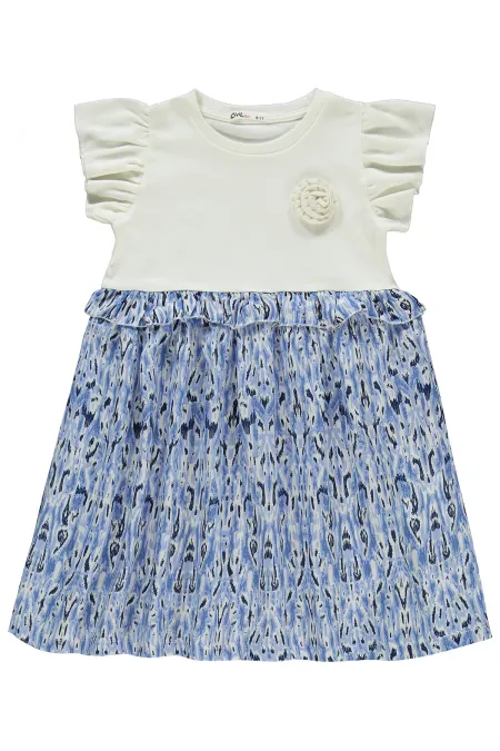 Girl's Vest and Dress 6-9 Years Old Ecru - Package