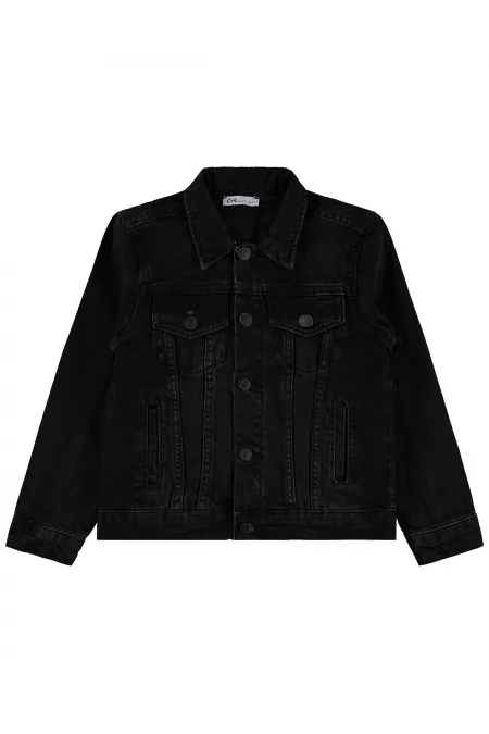 Boys' Jacket, Ages 10-13, Black - Package