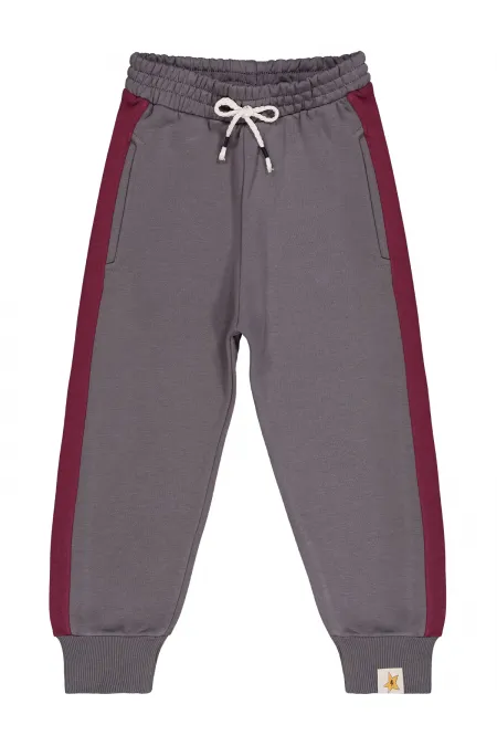 Bas de survêtement garçon 6-9 ans bordeaux - Lot