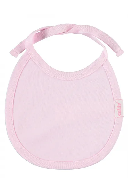 Bavoir bébé rose 0-24 mois - Emballage
