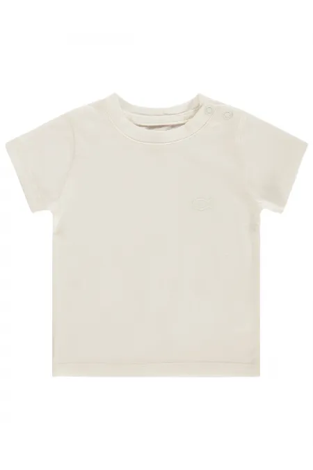 Bebek Tişört Km 0-24 Ay Açık Bej - Paket