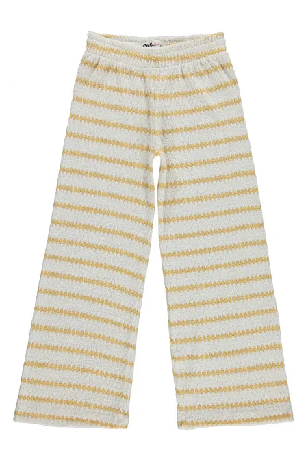 Girls' Trousers, Ages 10-13, Mustard - Pack