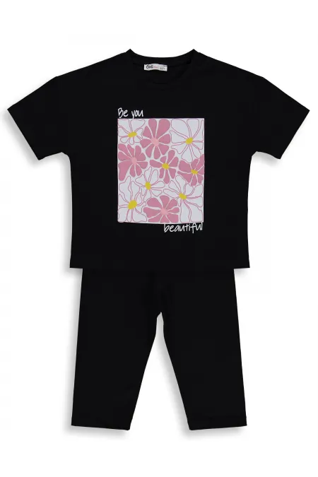 Kız Çocuk Takım 2-5 Yaş Siyah-Siyah - Paket