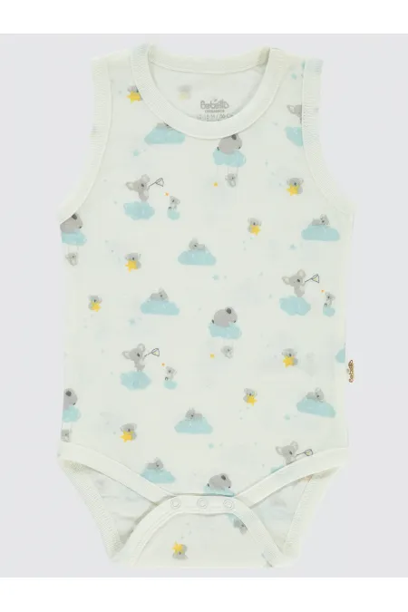 Body bébé à boutons-pression 0-24 mois écru - Emballage