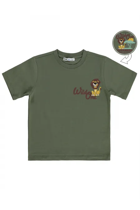 Boys' T-Shirt, Ages 2-5, Khaki - Pack Boys' T-Shirt, Ages 2-5, Khaki - Pack