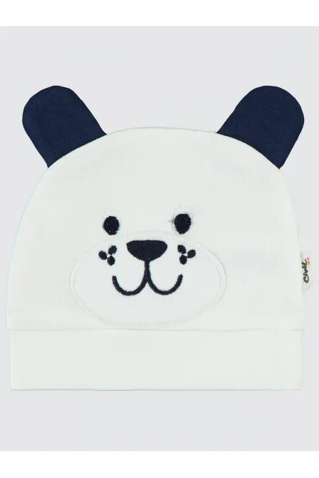 Bonnets, chapeaux et ensembles pour bébés 0-24 mois écru - Emballage