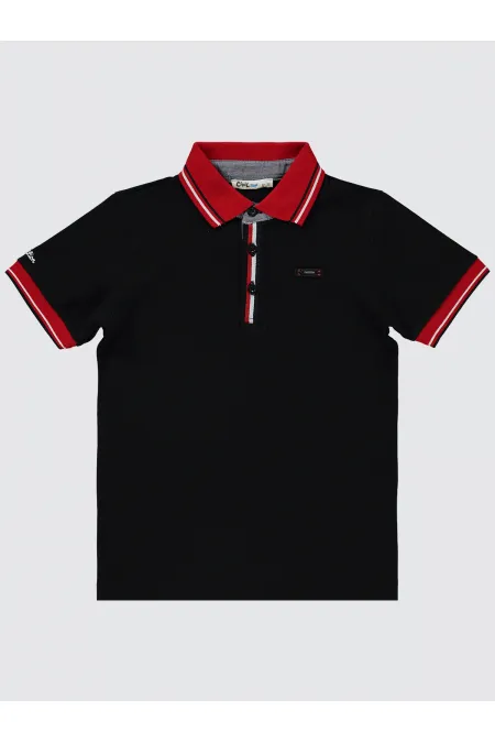 Lot de t-shirts noirs pour garçons de 6 à 9 ans