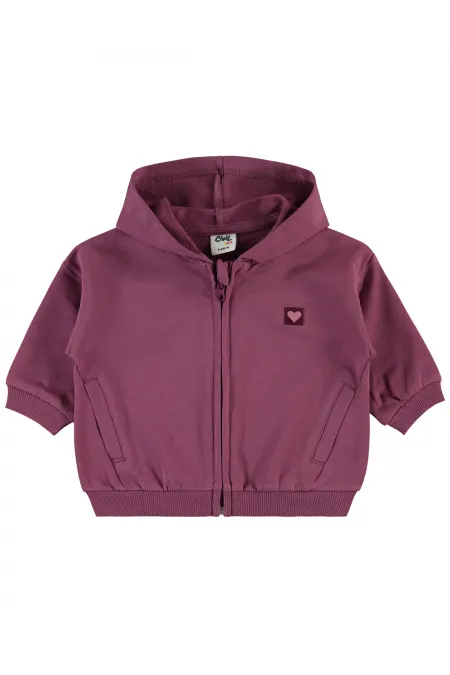 Gilet bébé 0-24 mois Rose poudré foncé - Emballage