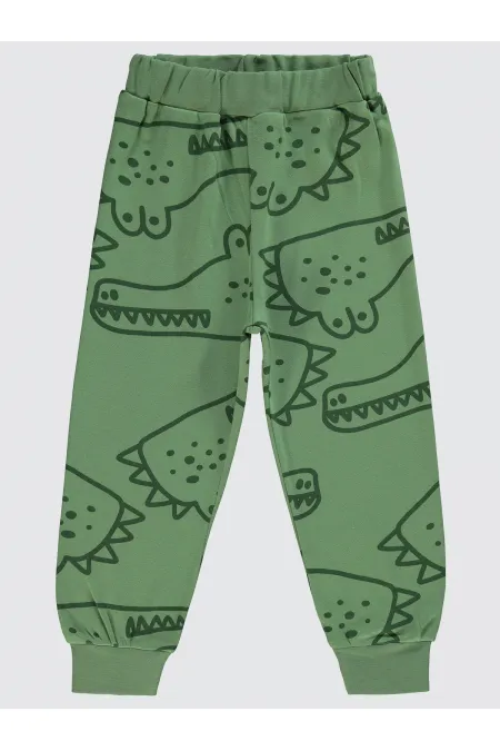 Erkek Çocuk Eşofman Altı 2-5 Yaş Açık Haki - Paket