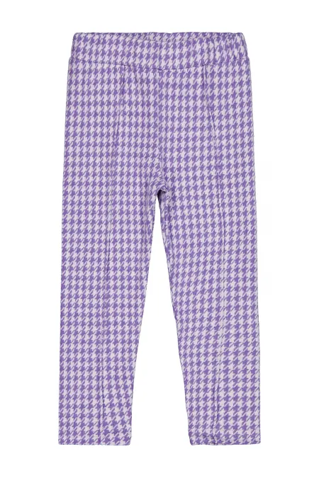Leggings pour filles Km 10-13 ans Violet - Emballage
