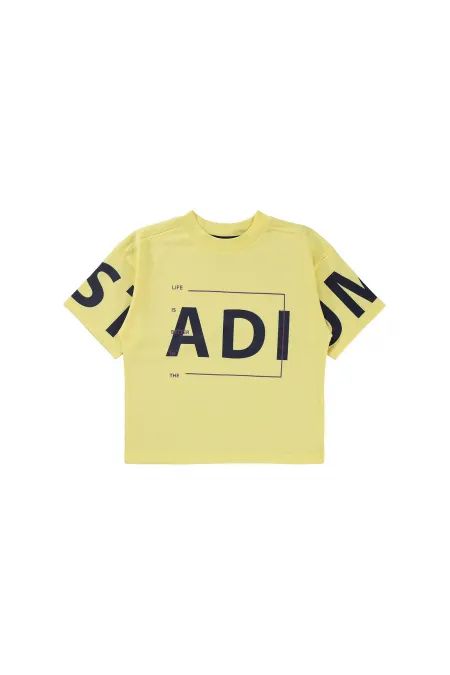 Boys T-Shirt 6-9 Years Old Light Yellow - Package