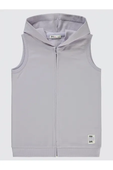 Kız Çocuk Yelek 10-13 Yaş Galaktik Leylak - Paket