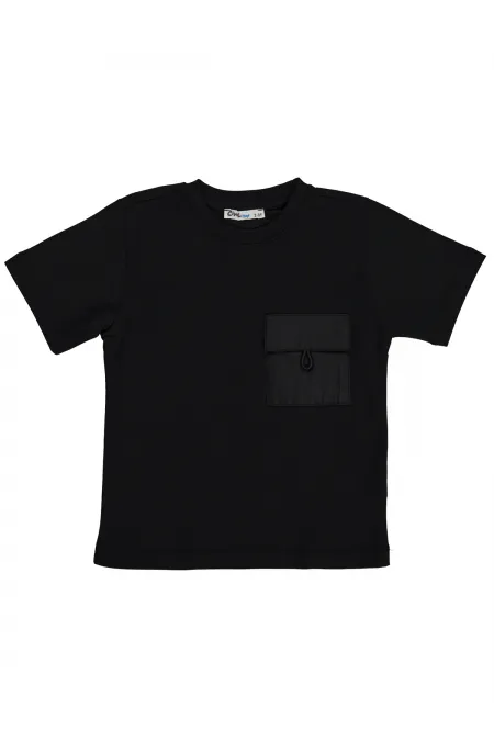 Erkek Çocuk Tişört 2-5 Yaş Siyah - Paket