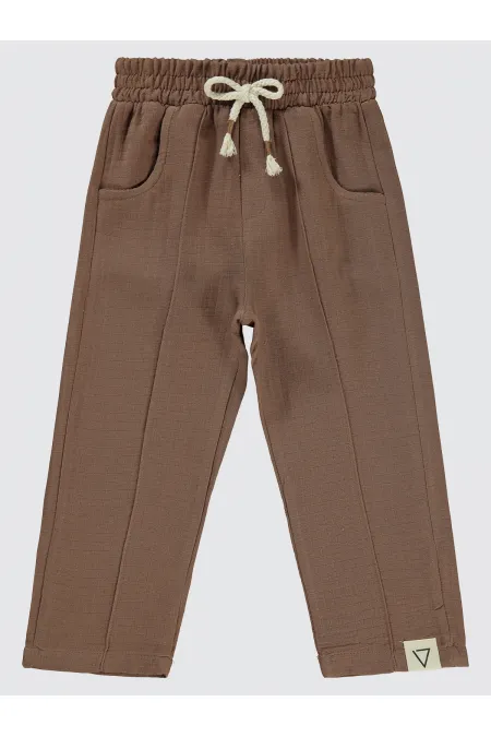 Erkek Çocuk Pantolon 2-5 Yaş Kahve - Paket