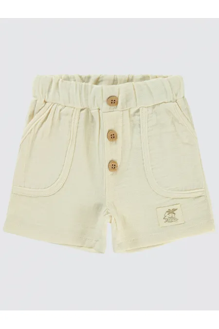 Bebek Şort 0-24 Ay Bej - Paket