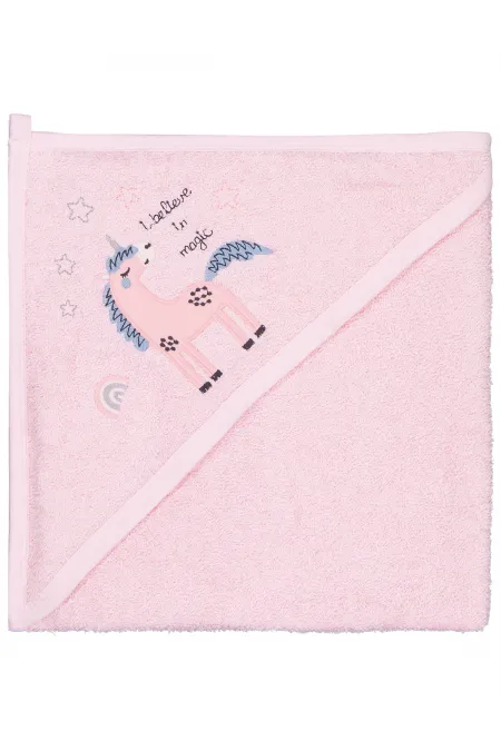 Serviette bébé rose 0-24 mois - Emballage