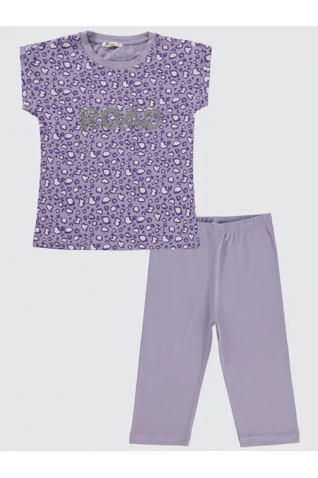 Girls' Suit 6-9 Years Lilac - Package