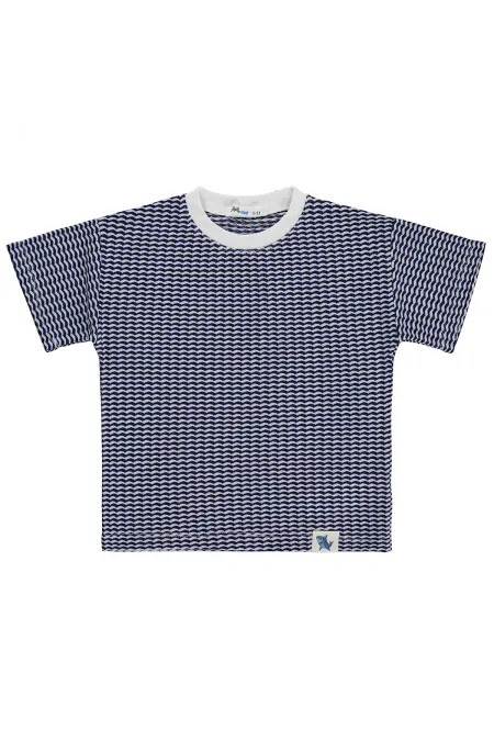 T-shirt garçon, 2-5 ans, bleu marine - Lot