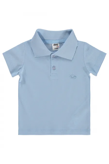 Bebek Tişört 0-24 Ay Mavi - Paket