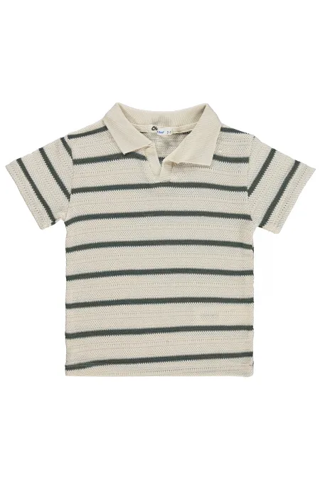 Erkek Çocuk Tişört 2-5 Yaş Haki - Paket