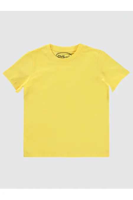 Boys T-Shirt 2-5 Years Yellow - Package
