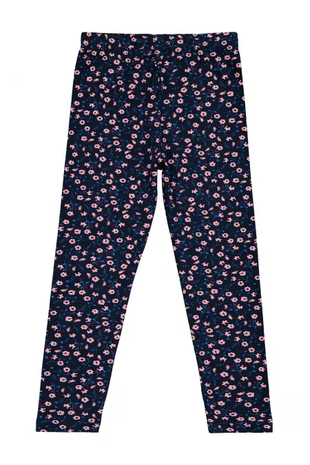 Leggings pour filles Km 6-9 ans Bleu marine - Emballage
