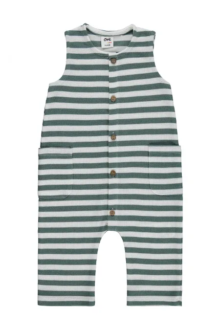 Baby Romper 0-24 Months Pine Green - Pack Baby Romper 0-24 Months Pine Green - Pack