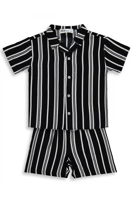 Ensemble d'équipe garçon 2-5 ans Noir - Emballage
