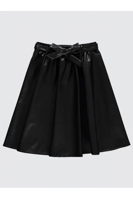 Kız Çocuk Etek 10-13 Yaş Siyah - Paket