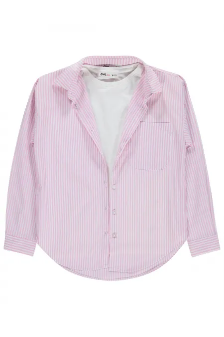 T-shirt rose pour fille, 10-13 ans - Lot