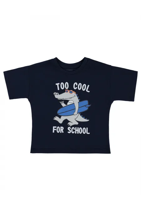 Bebek Tişört Km 0-24 Ay Lacivert - Paket