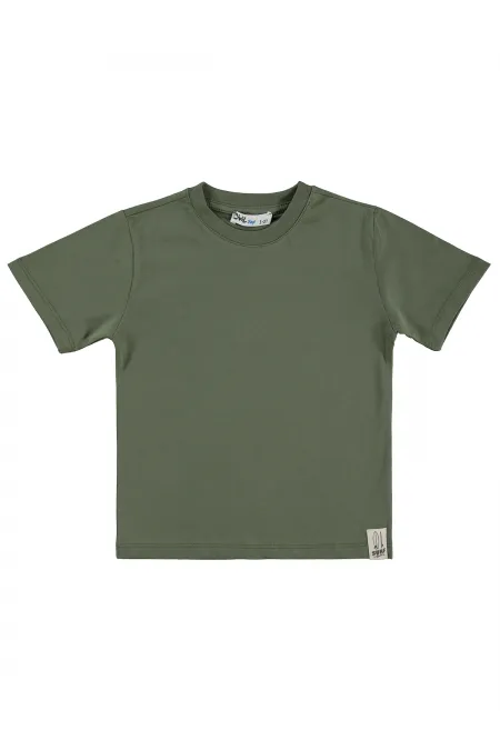 T-shirt garçon Km 2-5 ans kaki - Lot