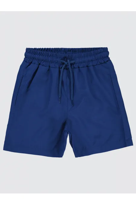 Erkek Çocuk Deniz Şort 6-9 Yaş Saks - Paket