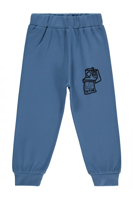 Pantalon de survêtement garçon Km 2-5 ans Indigo - Lot