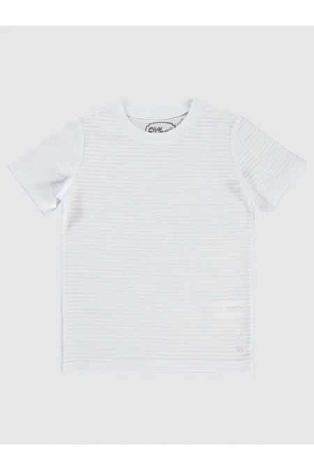 Boy T-Shirt 10-13 Years White - Pack