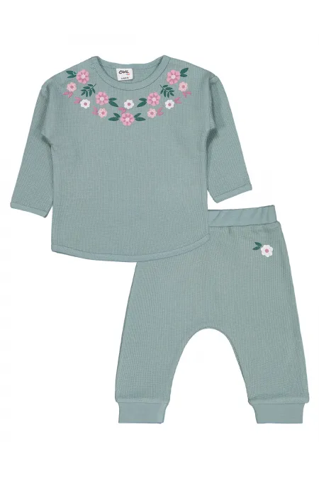 Baby Set 0-24 Months Almond Green - Package