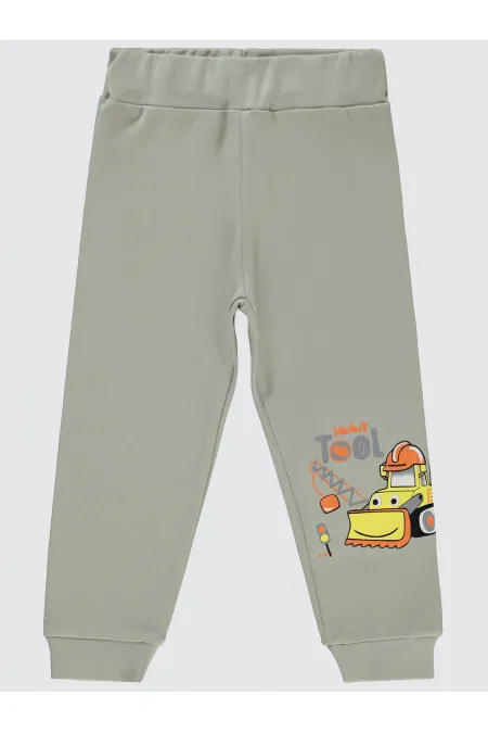 Bas de survêtement garçon 2-5 ans Gris doux - Lot