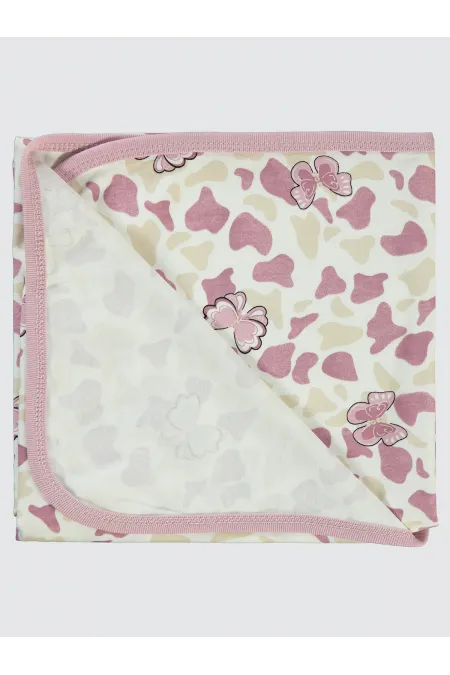 Couverture et lange pour bébé 0-24 mois Lilas - Ensemble