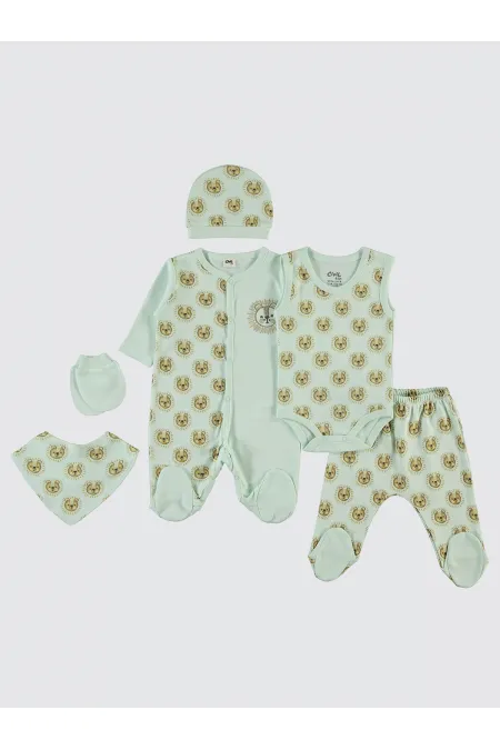 Bebek Zıbın Takımları 0-24 Ay Mint - Paket