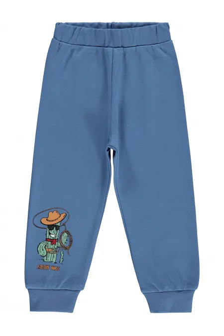 Pantalon de survêtement garçon Km 2-5 ans Indigo - Lot