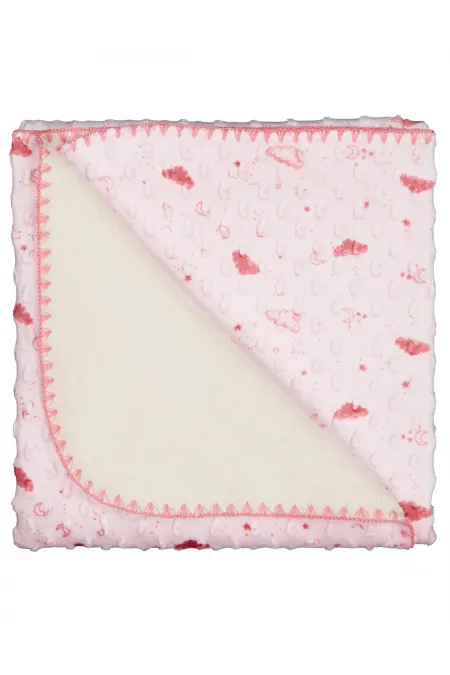 Couverture et lange pour bébé 0-24 mois rose - Emballage