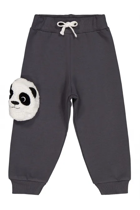 Bas de survêtement garçon 2-5 ans anthracite - Lot