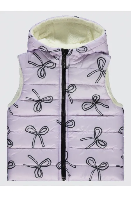 Kız Çocuk Yelek 2-5 Yaş Nazik Lavanta - Paket