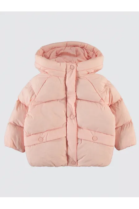 Kız Çocuk Mont 2-5 Yaş Pudra - Paket