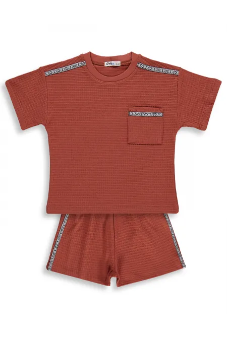 Boys' Team Set 2-5 Years Old, Terracotta - Pack