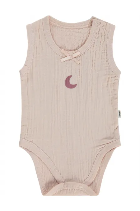 Bebek Çıtçıtlı Badi 0-24 Ay Pudra Pembesi - Paket