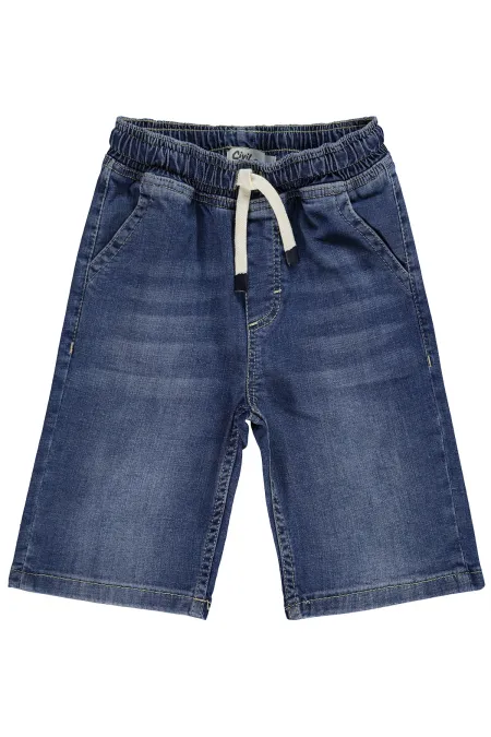 Pantalon Capri garçon, 6-9 ans, bleu clair - Lot