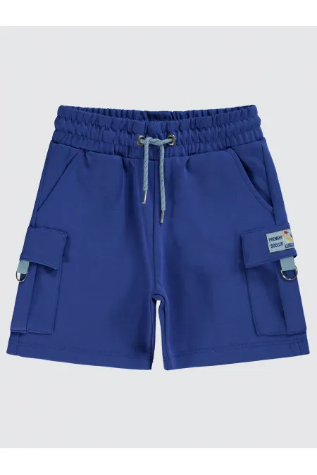 Erkek Çocuk Şort 10-13 Yaş Saks - Paket